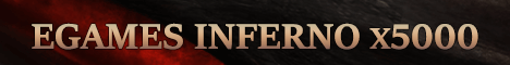 eGames Inferno x5000 - Start 29 August